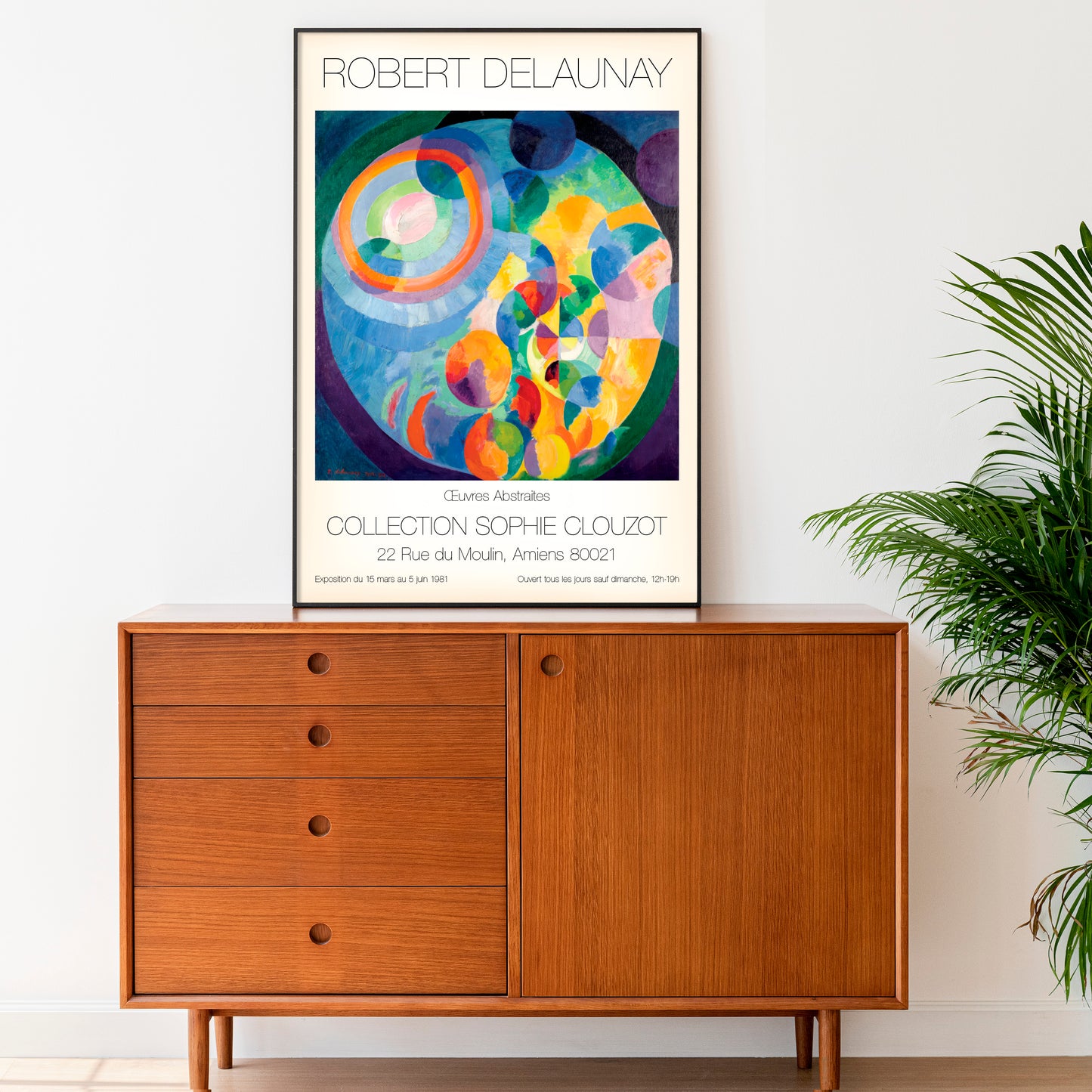 Robert Delaunay Exhibition Poster: 'Formes Circulaires: Soleil, Lune'
