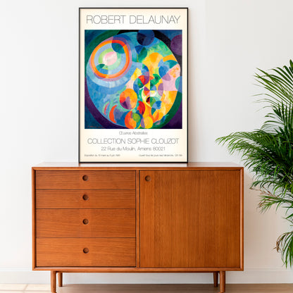 Robert Delaunay Exhibition Poster: 'Formes Circulaires: Soleil, Lune'