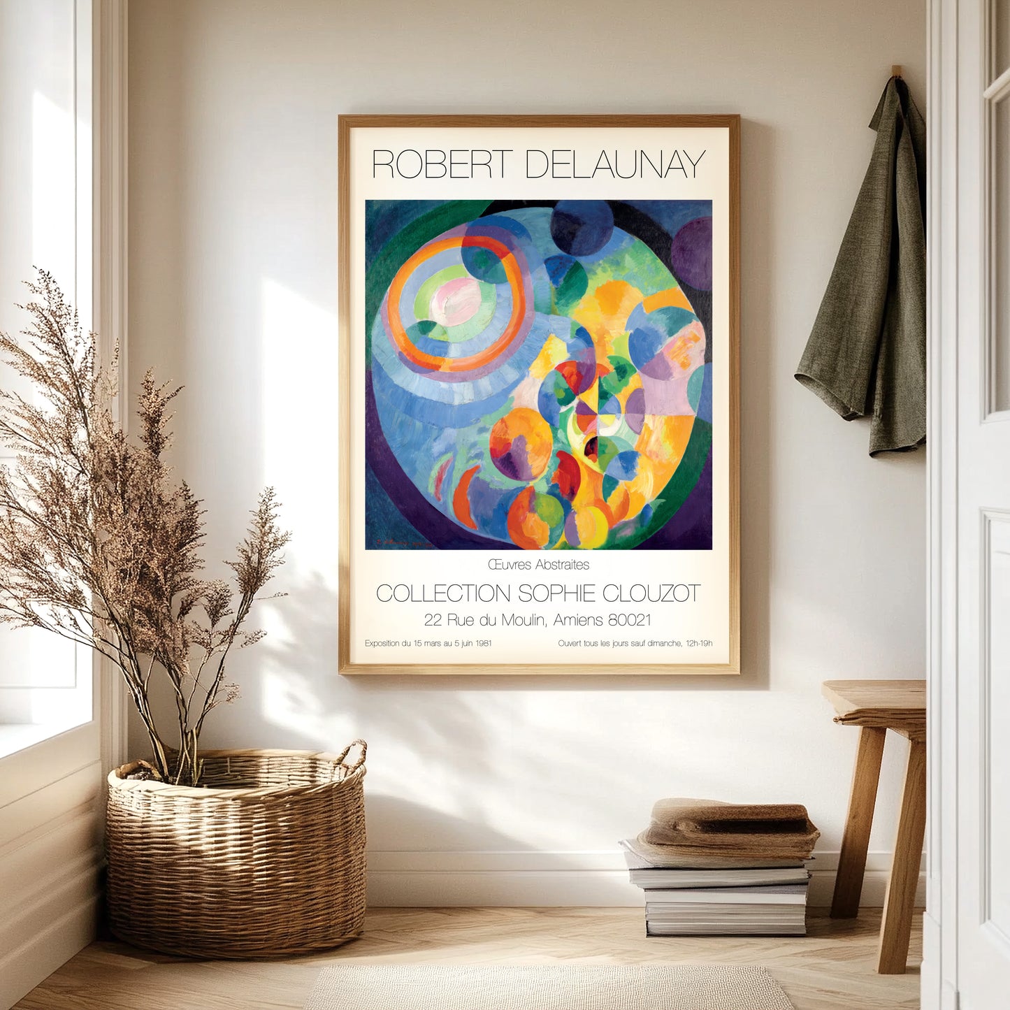 Robert Delaunay Exhibition Poster: 'Formes Circulaires: Soleil, Lune'