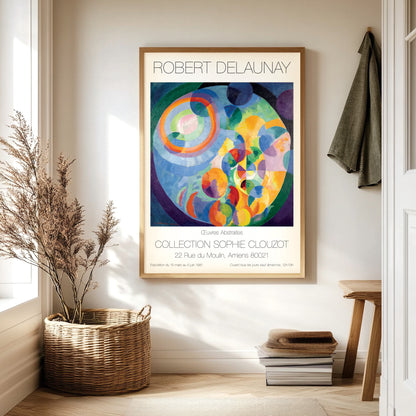 Robert Delaunay Exhibition Poster: 'Formes Circulaires: Soleil, Lune'