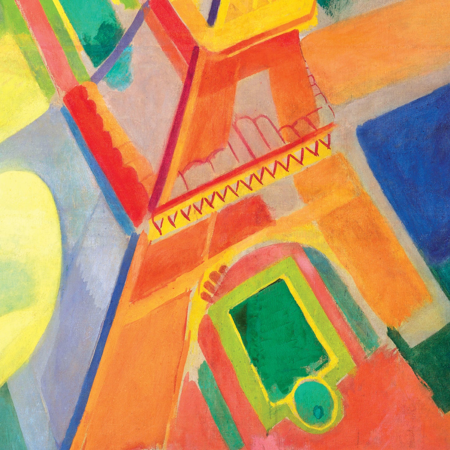 Robert Delaunay 'Eiffel Tower' Exhibition Poster