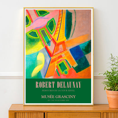 Robert Delaunay 'Eiffel Tower' Exhibition Poster