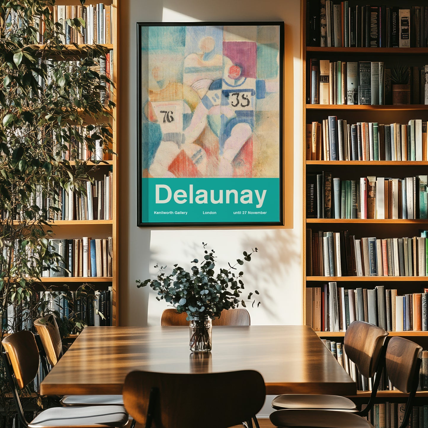 Robert Delaunay Exhibition Poster: 'Étude pour les coureurs' - 'Study for The Runners'