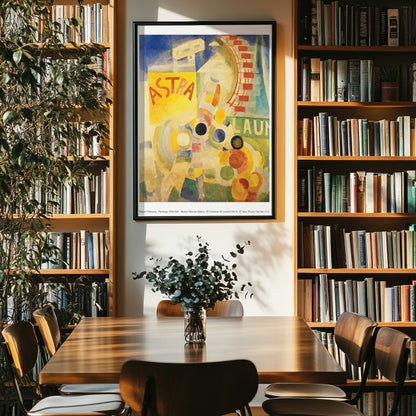 Robert Delaunay Exhibition Poster - L'Équipe de Cardiff (The Cardiff Team), 1923