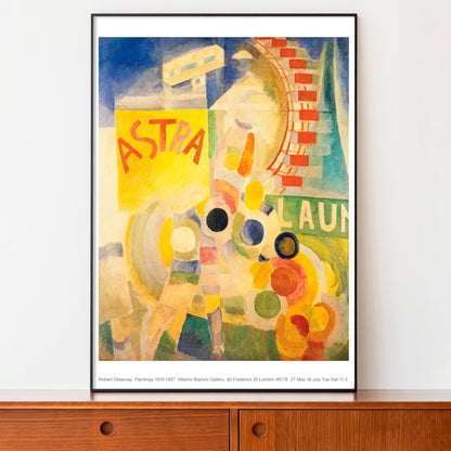 Robert Delaunay Exhibition Poster - L'Équipe de Cardiff (The Cardiff Team), 1923