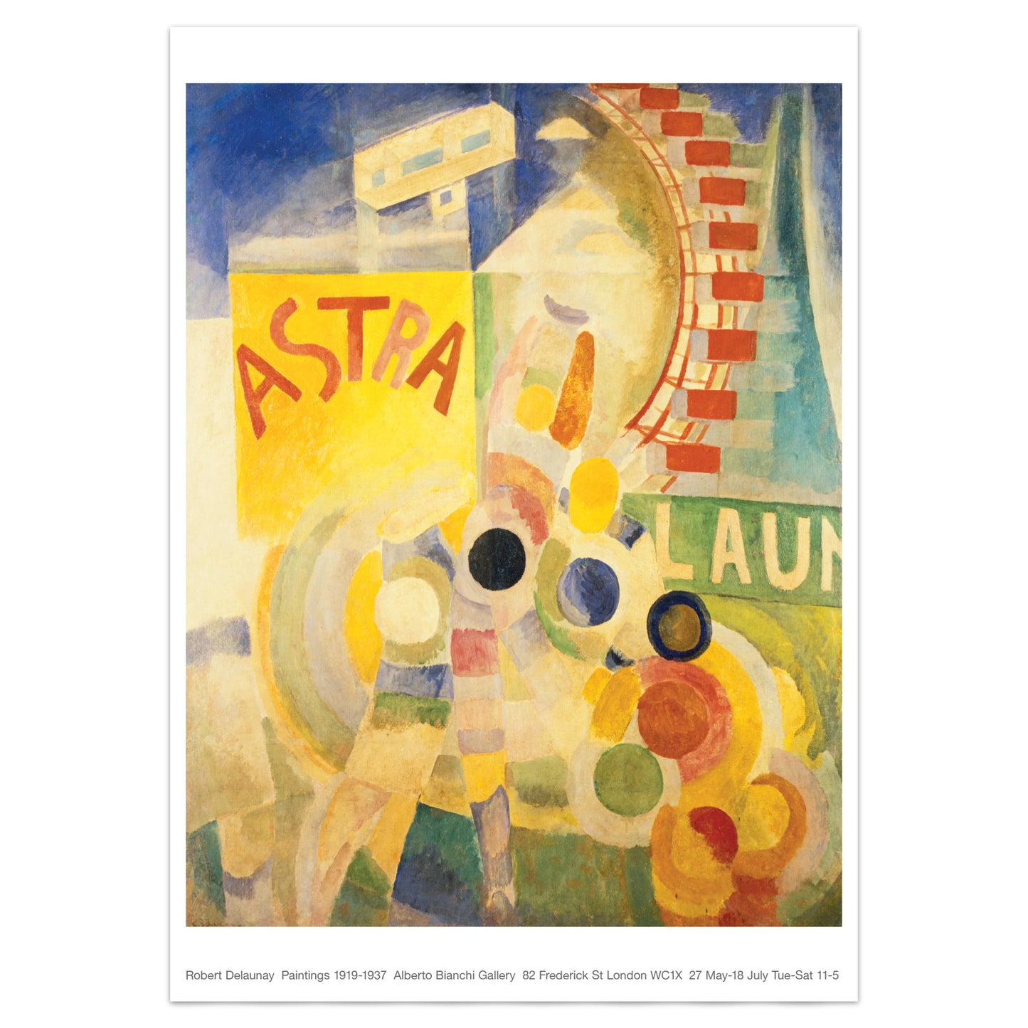 Robert Delaunay Exhibition Poster - L'Équipe de Cardiff (The Cardiff Team), 1923