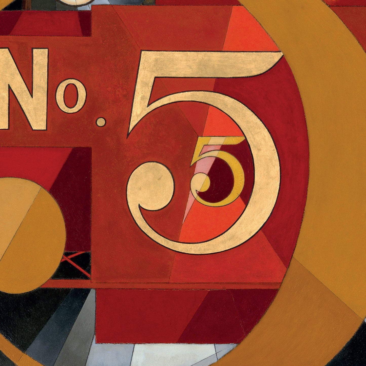 Charles Demuth Exhibition Poster - 'I Saw The Figure 5 In Gold'