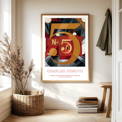 Charles Demuth Exhibition Poster - 'I Saw The Figure 5 In Gold'