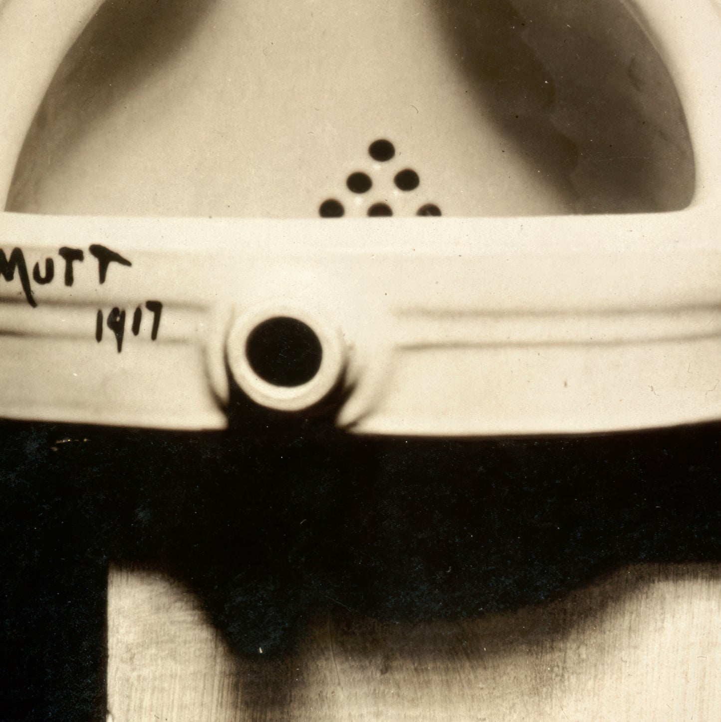 Marcel Duchamp Exhibition Poster - 'Fountain' (Urinal) 1917