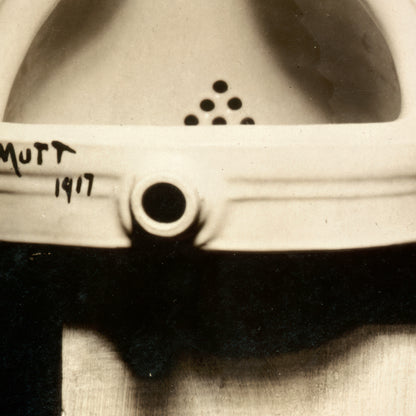 Marcel Duchamp Exhibition Poster - 'Fountain' (Urinal) 1917