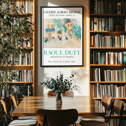 Raoul Dufy 1964 Paris Exhibition Poster - Classic French Art Show Print