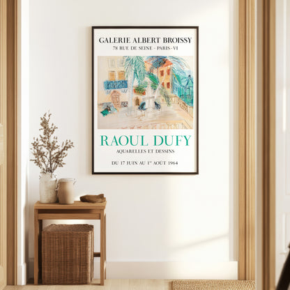 Raoul Dufy 1964 Paris Exhibition Poster - Classic French Art Show Print