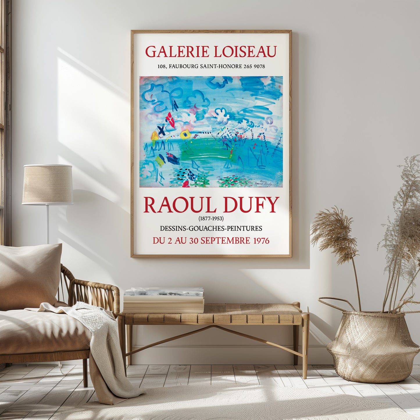 Raoul Dufy 'Regatta at Cowes' Exhibition Poster