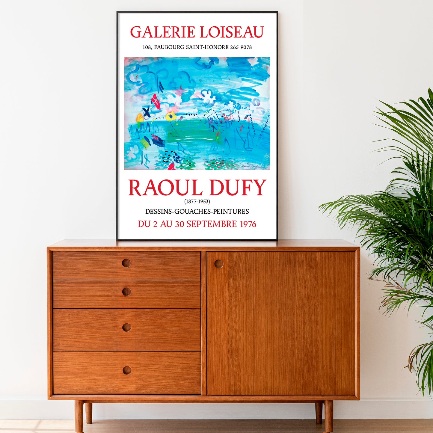 Raoul Dufy 'Regatta at Cowes' Exhibition Poster