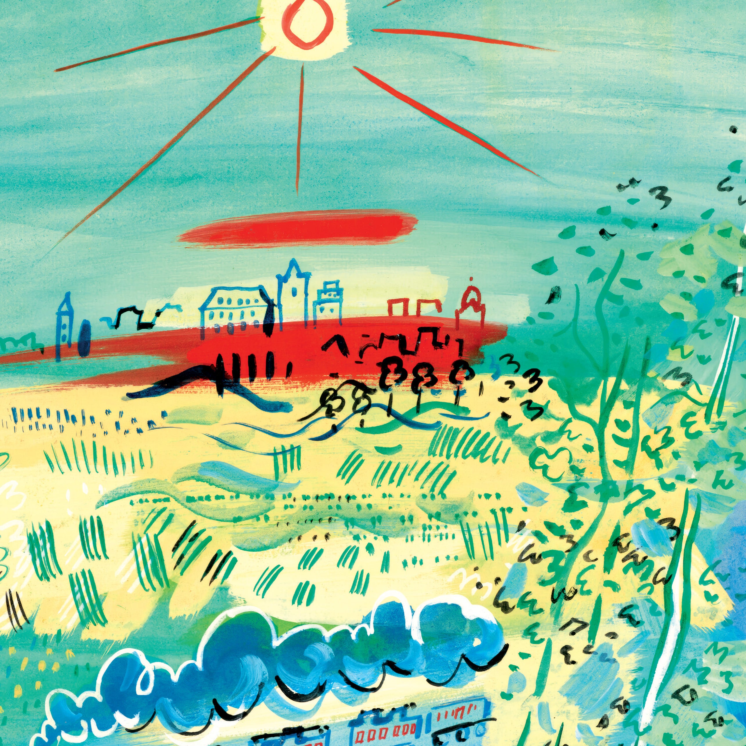 Raoul Dufy Le Train Bleu Exhibition Poster | Art Poster Archive
