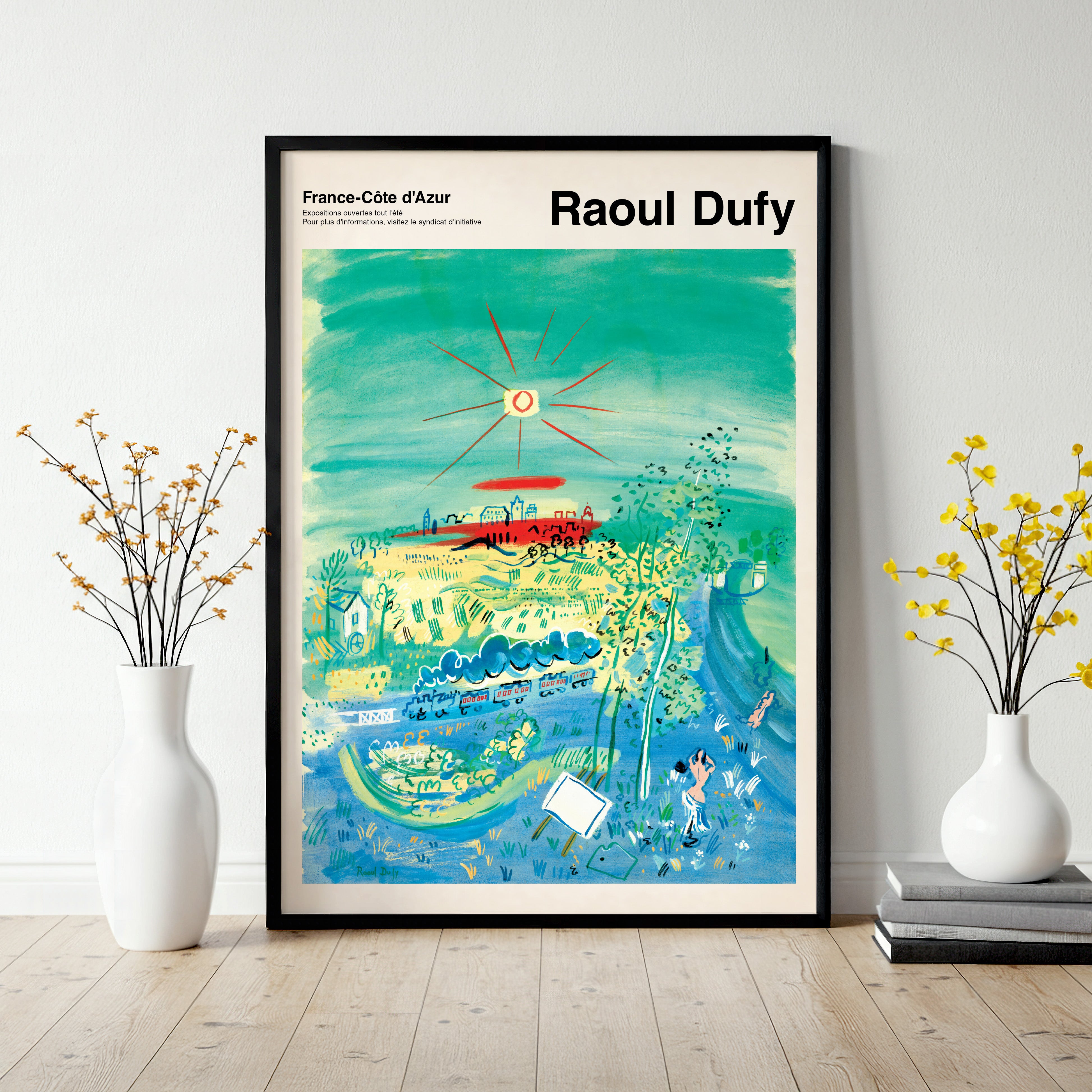Raoul Dufy Le Train Bleu Exhibition Poster | Art Poster Archive