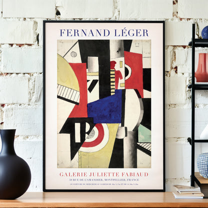 Fernand Léger Wall Art: 'Study For "The City"' Exhibition Poster Print