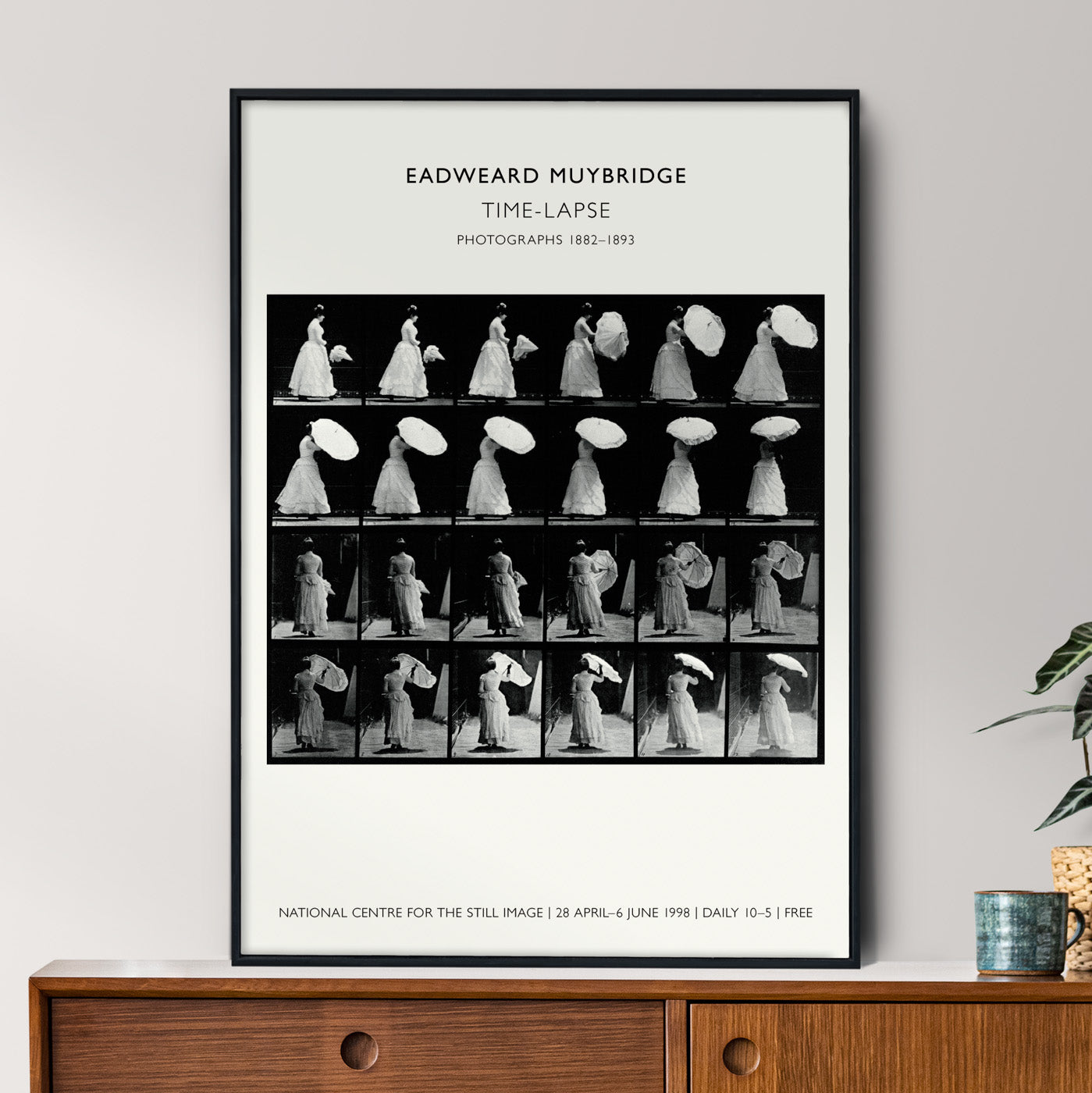 Eadweard Muybridge Time Lapse Exhibition Poster