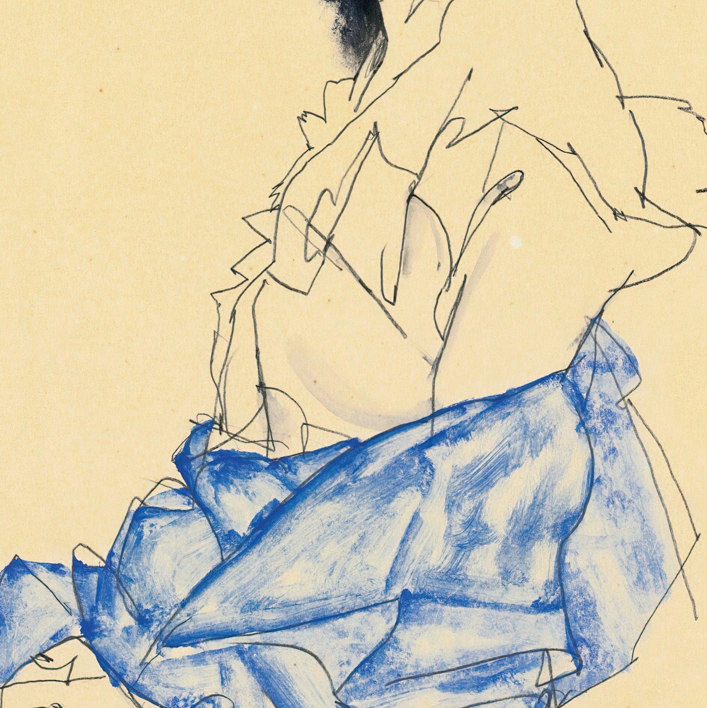 Egon Schiele Exhibition Poster - Portrait of Elisabeth Lederer