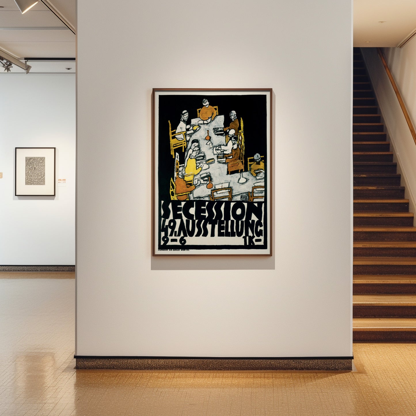 Egon Schiele Vienna Secession 49th Exhibition Poster