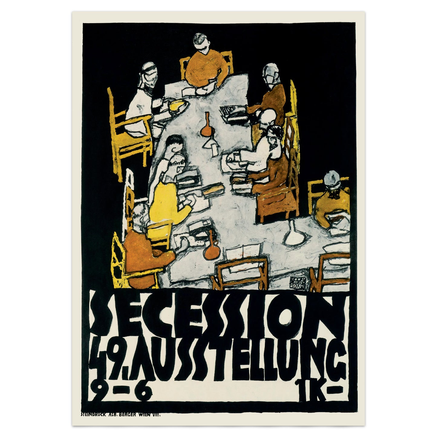 Egon Schiele Vienna Secession 49th Exhibition Poster