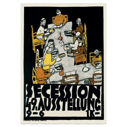 Egon Schiele Vienna Secession 49th Exhibition Poster