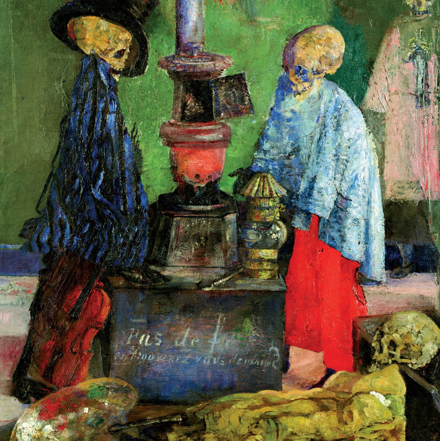 James Ensor 'Skeletons Warming Themselves' Exhibition Poster