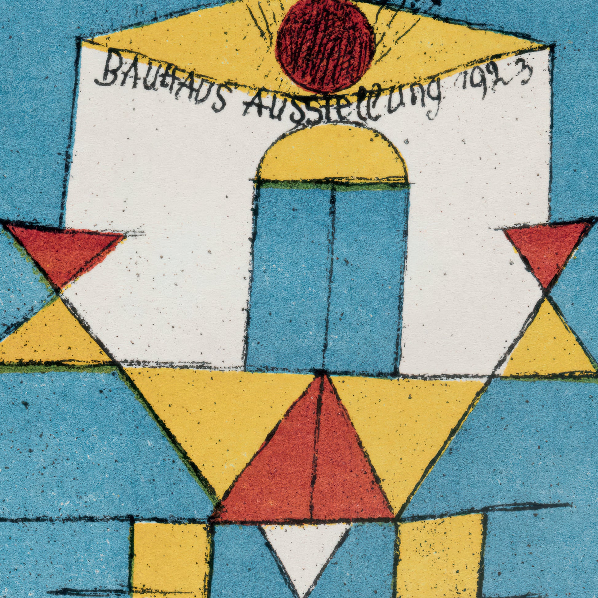 Paul Klee 'l'invention au quotidien: bauhaus 1921–1924' Exhibition Poster