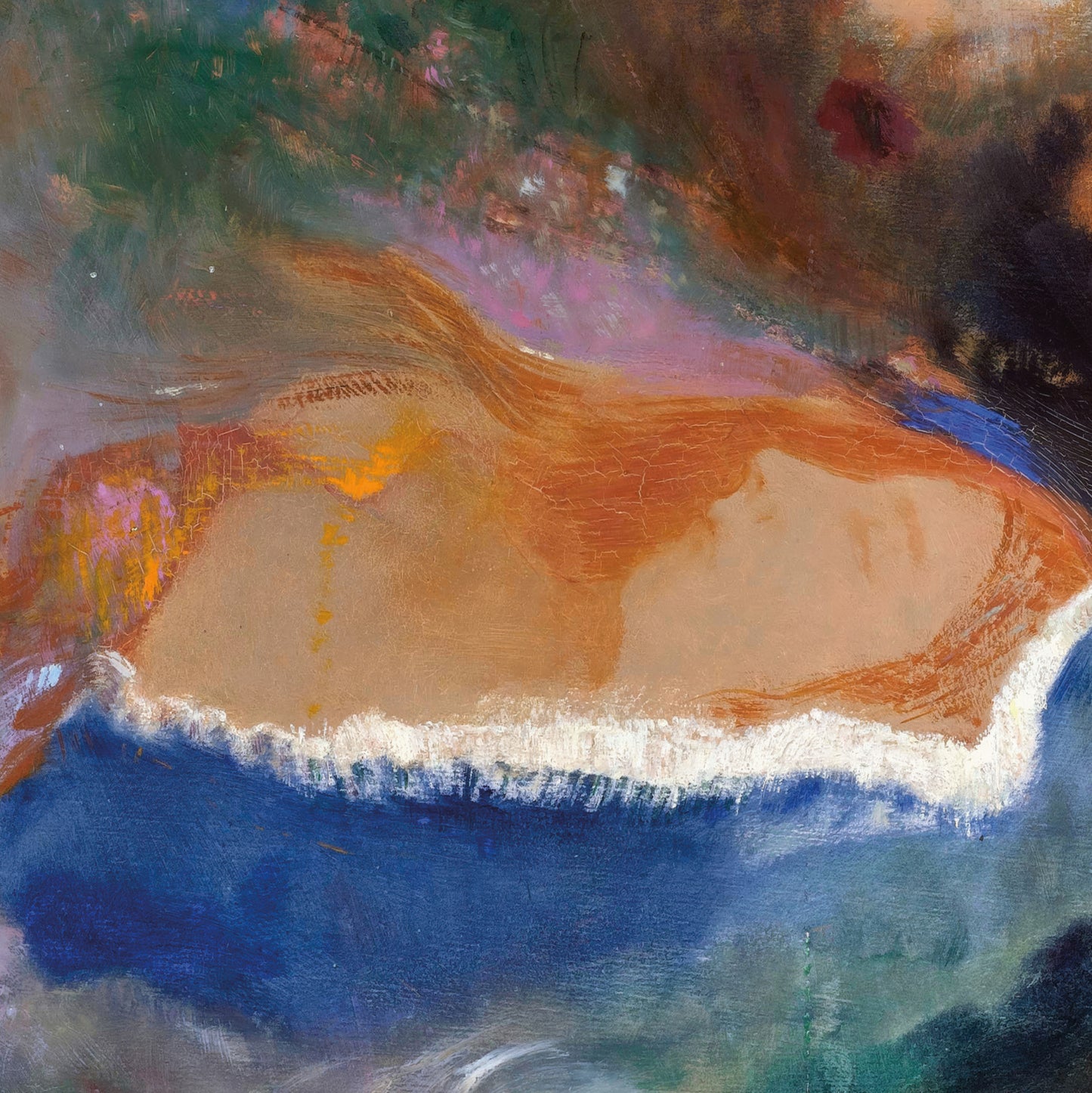 Odilon Redon Ophelia Poster in close-up