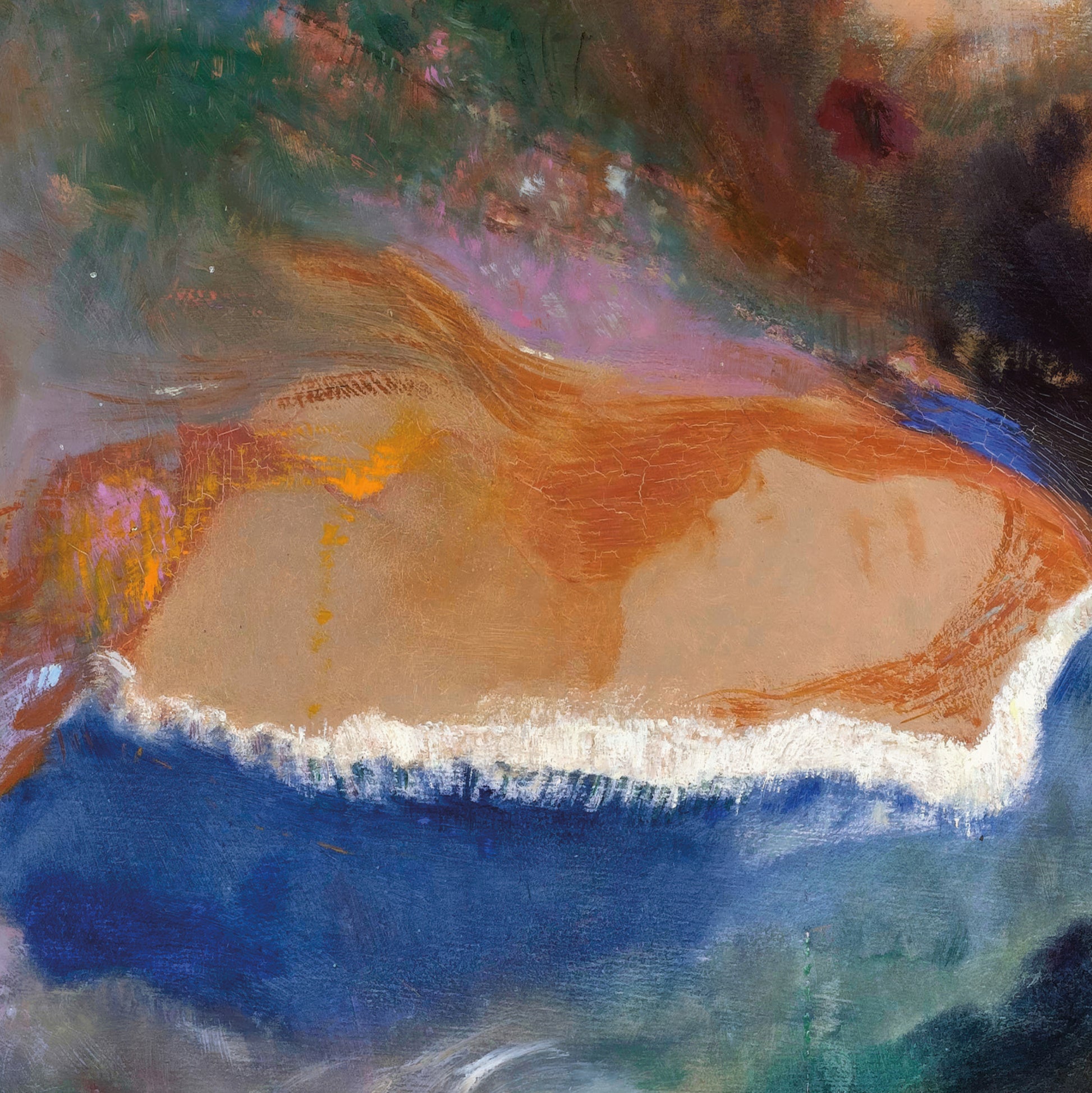 Odilon Redon Ophelia Poster in close-up