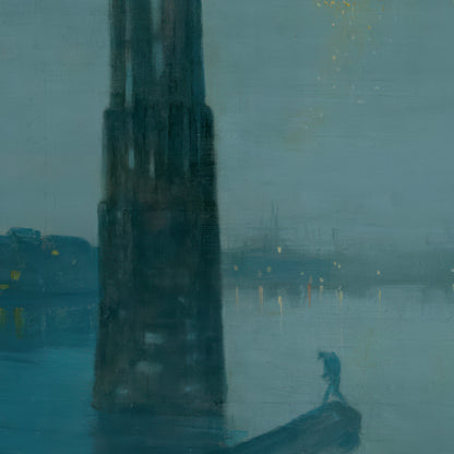 James McNeill Whistler 'Nocturne: Blue and Gold' Old Battersea Bridge Exhibition Poster