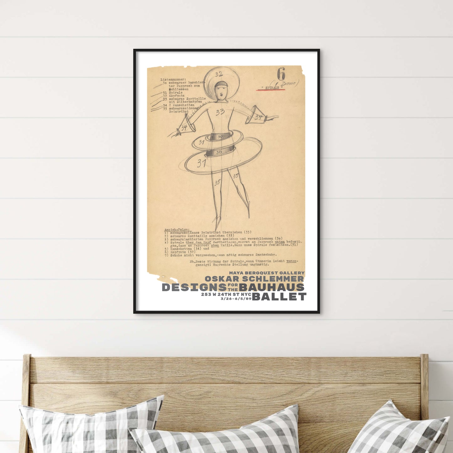 Oskar Schlemmer Triadic Ballet Poster | Art Poster Archive