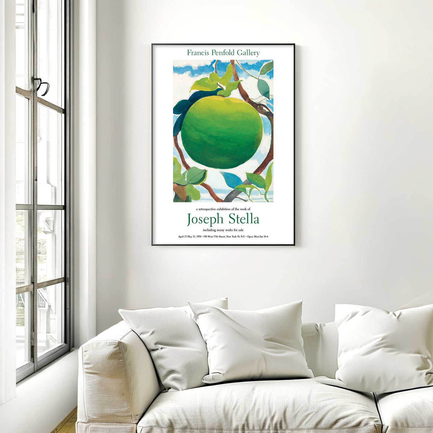 Joseph Stella 'Still Life with Apple' c.1925 Art Exhibition Poster