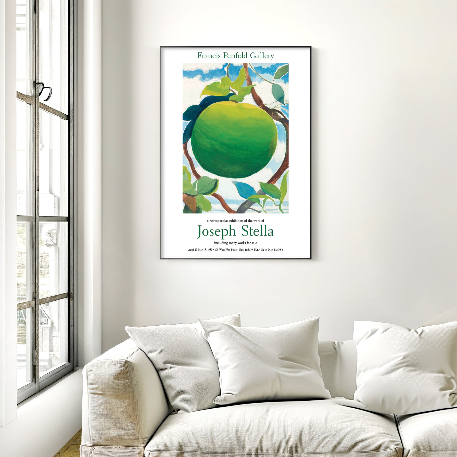 Joseph Stella 'Still Life with Apple' c.1925 Art Exhibition Poster