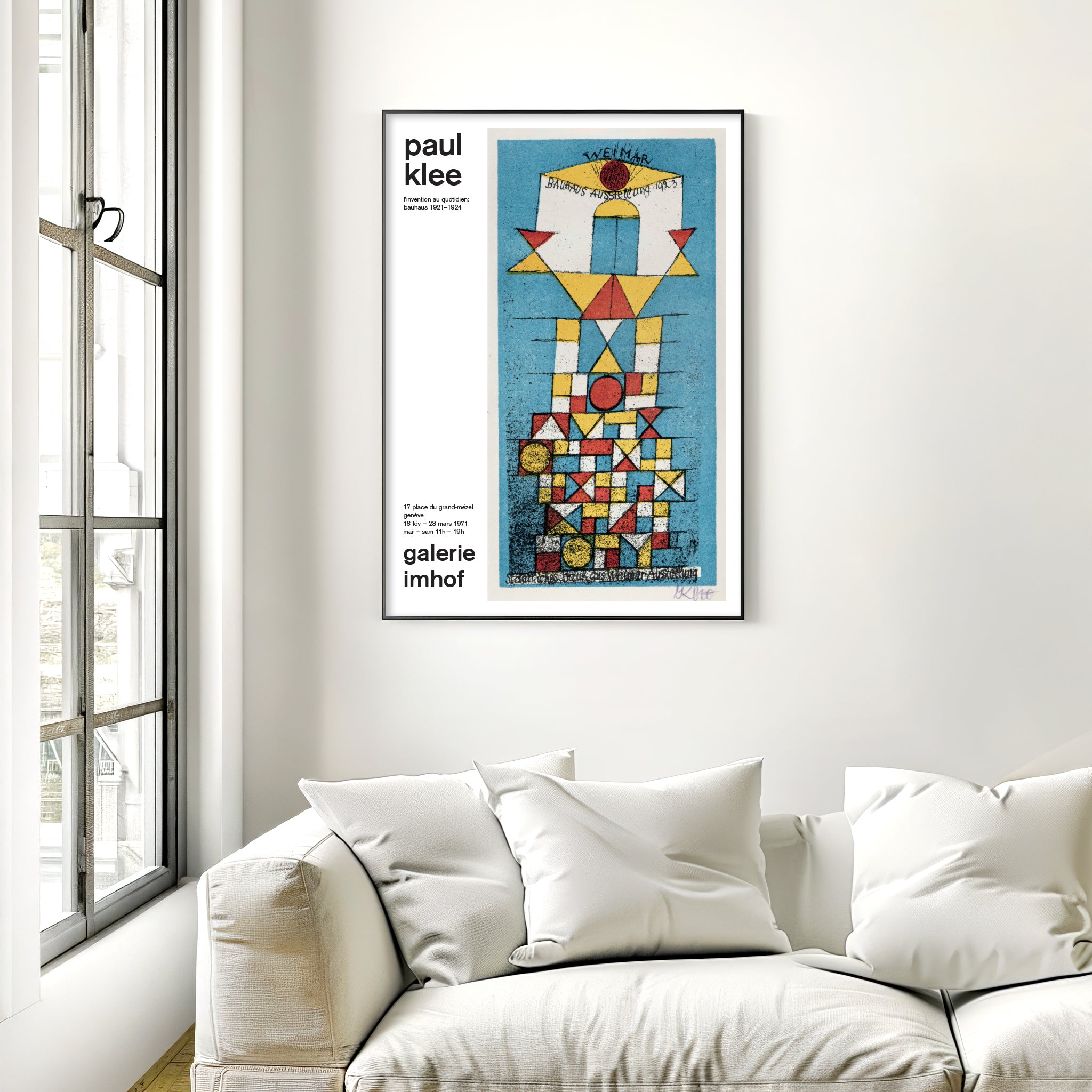 Paul Klee Bauhaus 1921–1924 Poster | Art Poster Archive