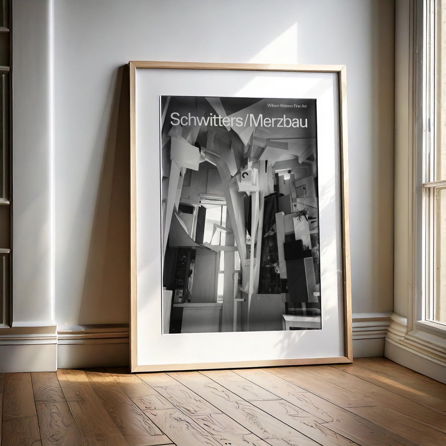 Kurt Schwitters Merzbau Exhibition Poster