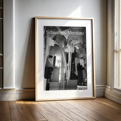 Kurt Schwitters Merzbau Exhibition Poster