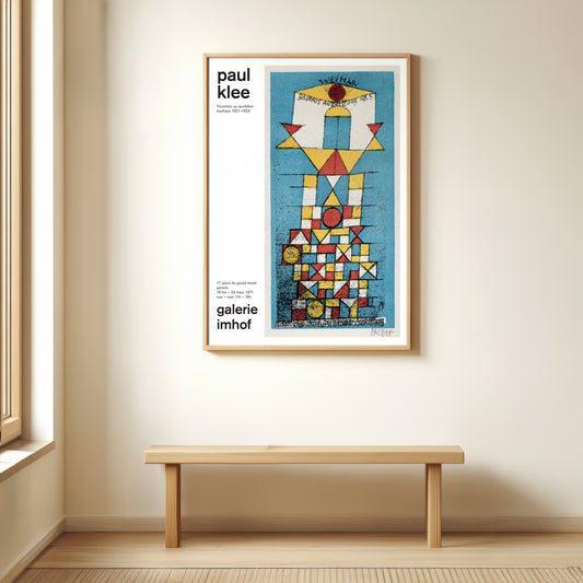Paul Klee 'l'invention au quotidien: bauhaus 1921–1924' Exhibition Poster