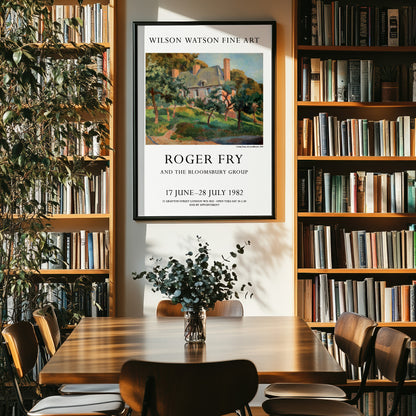 Roger Fry And The Bloomsbury Group Exhibition Poster - 'A Surrey House'
