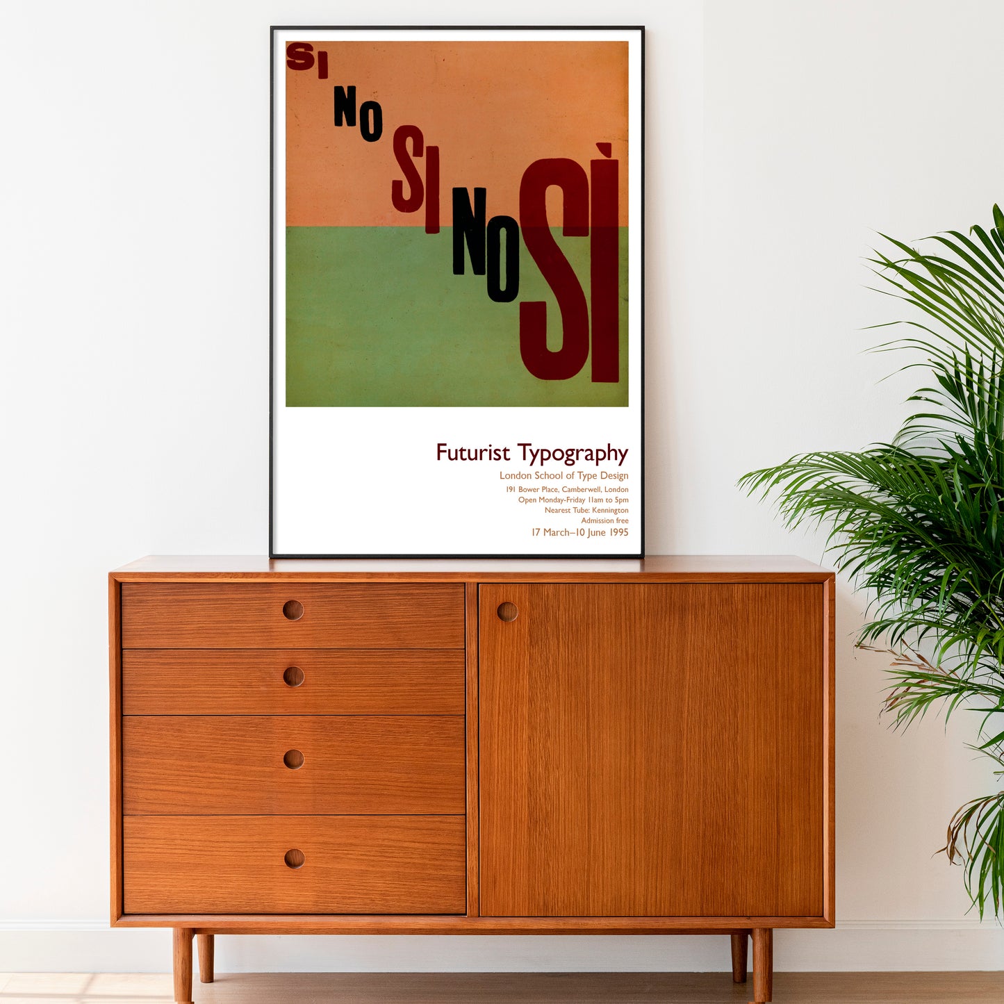 Filippo Marinetti Futurist Typography Exhibition Poster