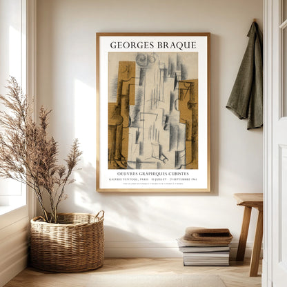 Georges Braque Exhibition Poster - Cubist Graphic Works