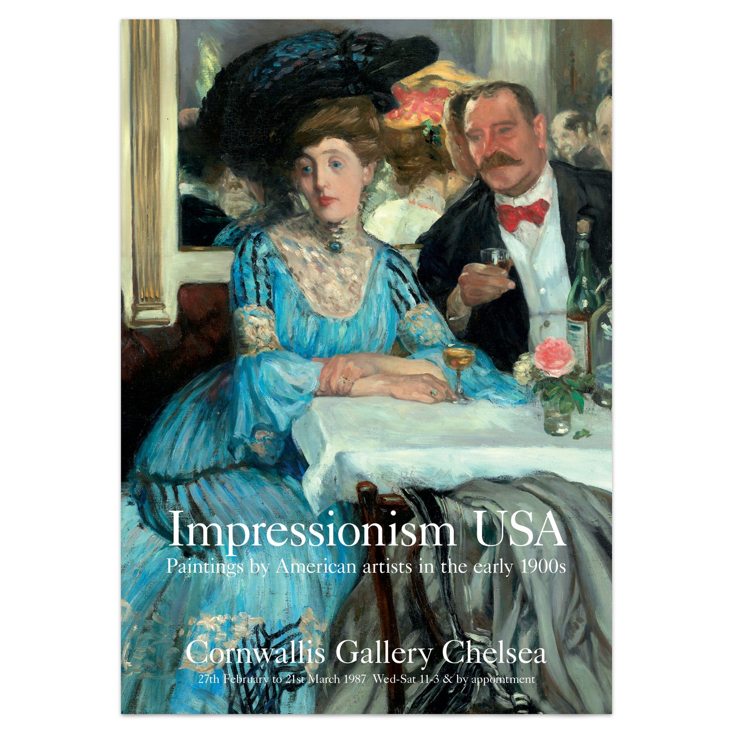 American Impressionist Painting Exhibition Poster