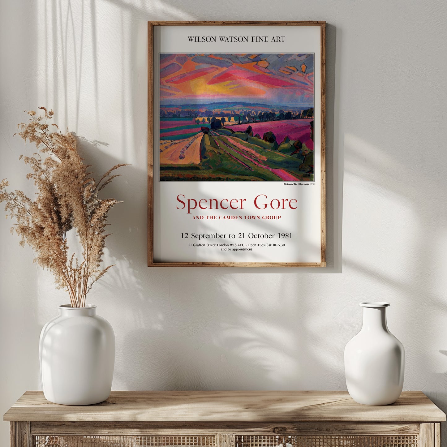 Spencer Gore 'The Icknield Way' 1912 – Post-Impressionist Landscape Art Print