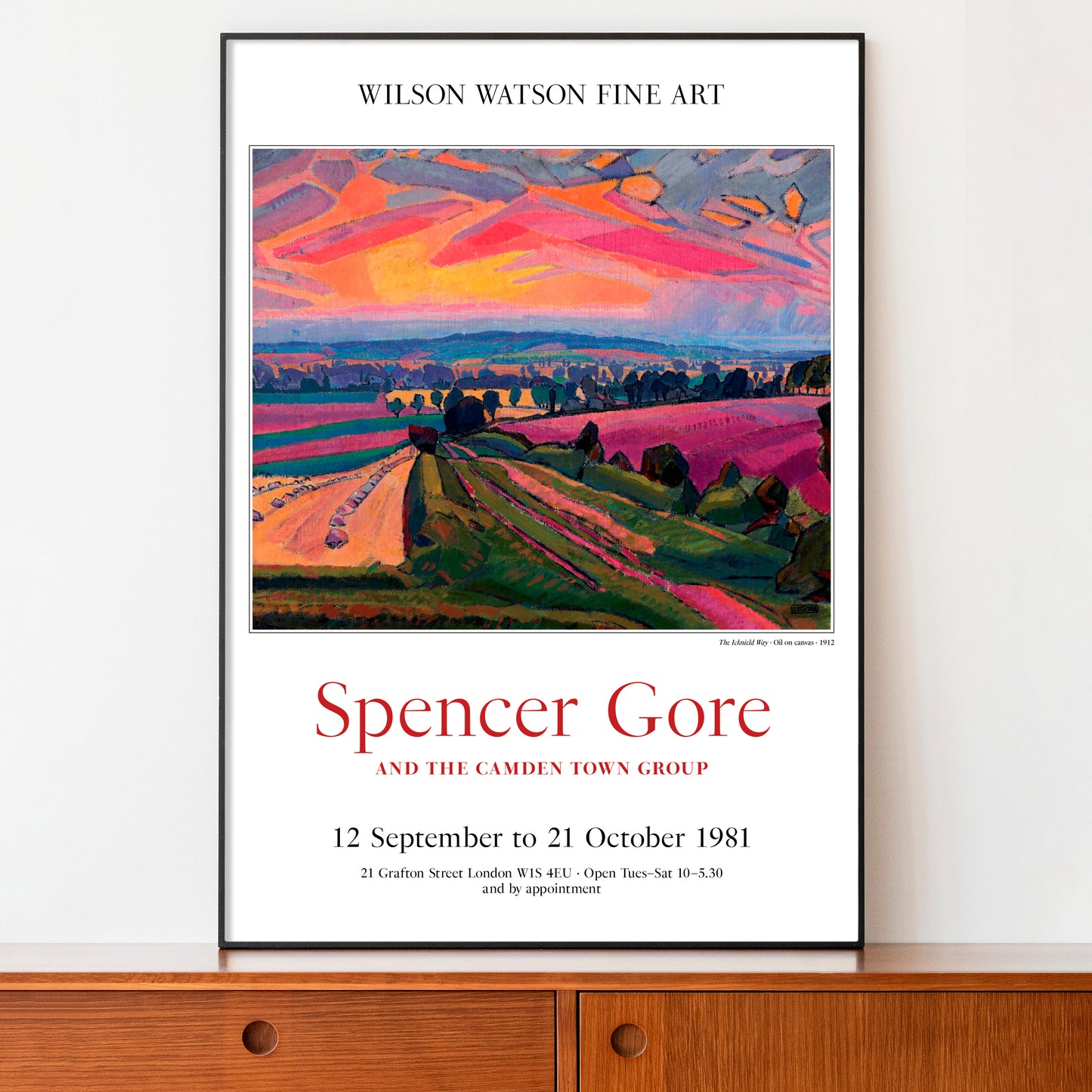 Spencer Gore 'The Icknield Way' 1912 – Post-Impressionist Landscape Art Print