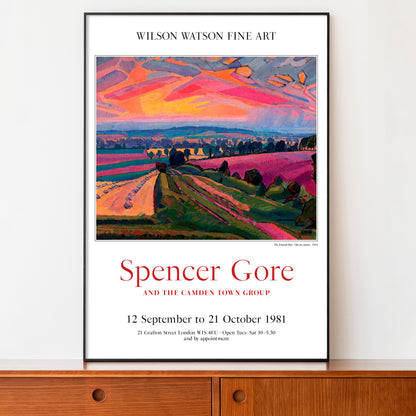 Spencer Gore 'The Icknield Way' 1912 – Post-Impressionist Landscape Art Print
