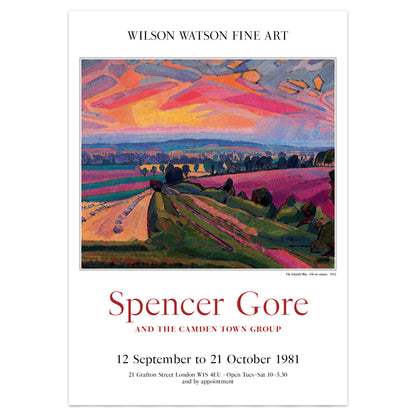 Spencer Gore 'The Icknield Way' 1912 – Post-Impressionist Landscape Art Print