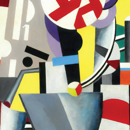 Thorvald Hellesen Poster – Untitled 1927, Cubist Abstract Art Print