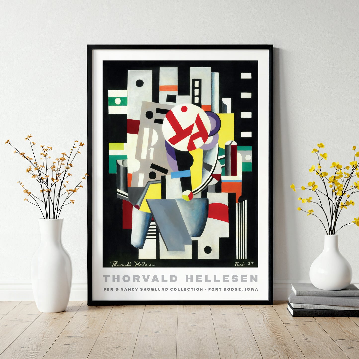 Thorvald Hellesen Poster – Untitled 1927, Cubist Abstract Art Print