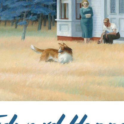 Edward Hopper Exhibition Poster -  'Cape Cod Evening' 1939