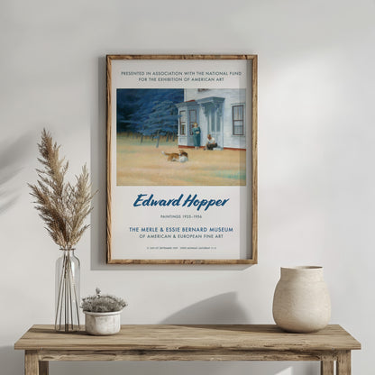 Edward Hopper Exhibition Poster -  'Cape Cod Evening' 1939